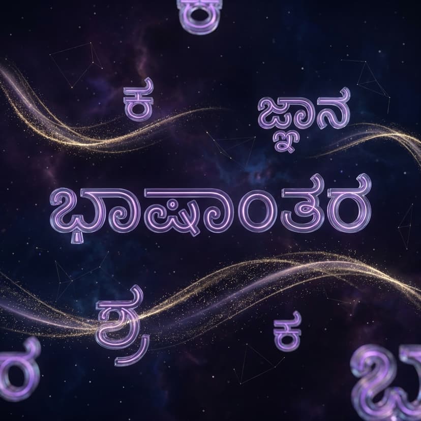 Translate my last message to Kannada